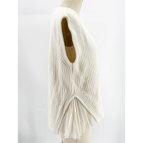 CO|TE Knit Sweater Vest Ribbed Design w/ Decorative Applique M - Picture 3 of 10